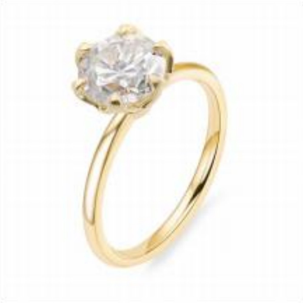 Round Cut Solitaire Engagement Ring — MARA Bridal (GORI000679)