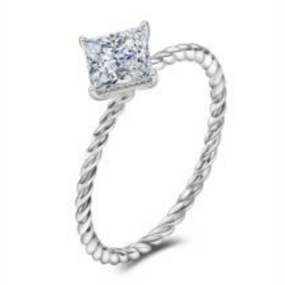 Princess Cut Solitaire Engagement Ring — MARA Bridal (SIRI000302)