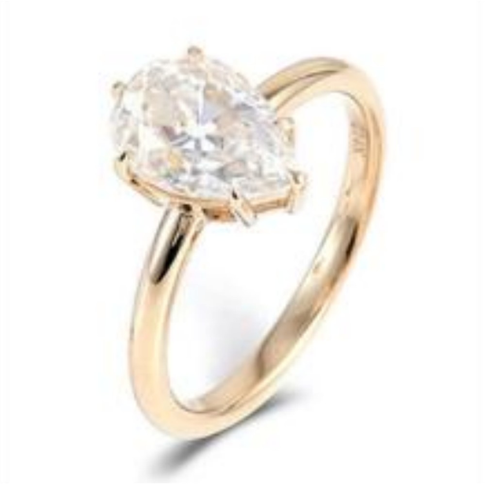 Pear Cut Solitaire Engagement Ring — MARA Bridal (GORI002969)