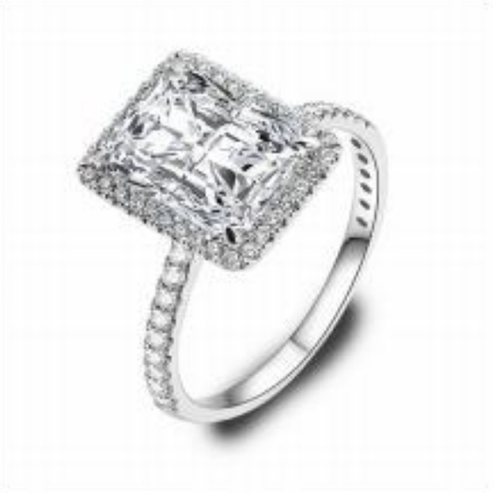 Princess Cut Halo Engagement Ring — MARA Bridal (GORI000726)
