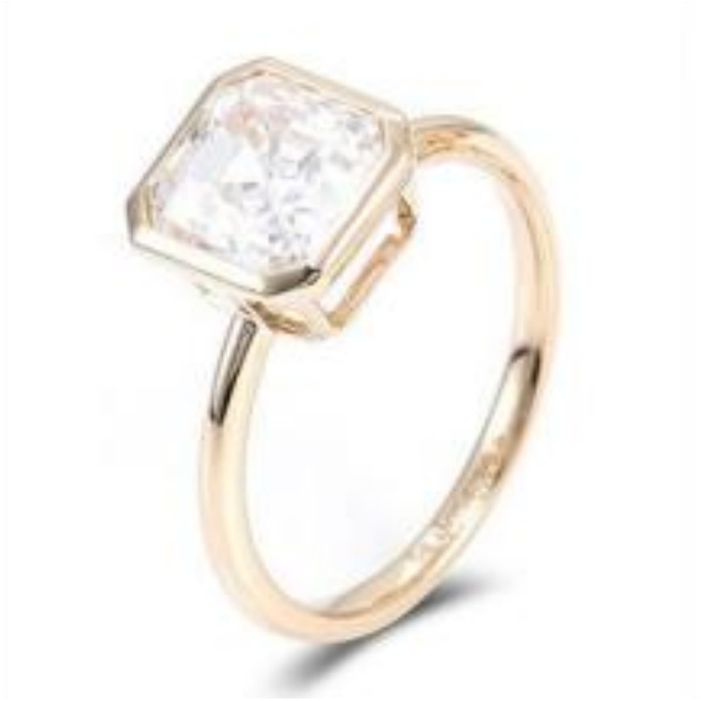 Radiant Cut Solitaire Engagement Ring — MARA Bridal (GORI002969-1)
