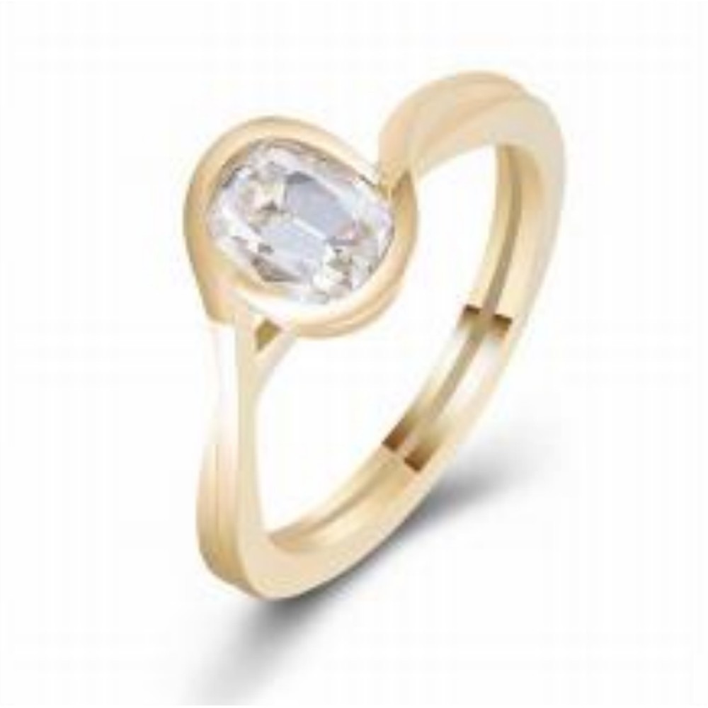 Oval Cut Solitaire Engagement Ring — MARA Bridal (GORI002959)